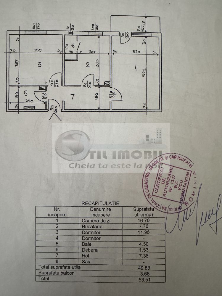 2 Camere Decomandat - 54 mp - Metalurgie - 89500 negociabil ! - Poză 4