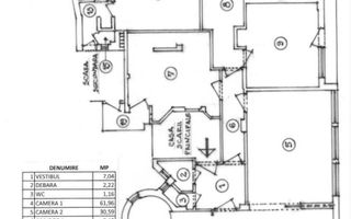 APARTAMENT 5 CAMERE | 221MP   | BLV LASCAR CATARGIU | - Schiță 19