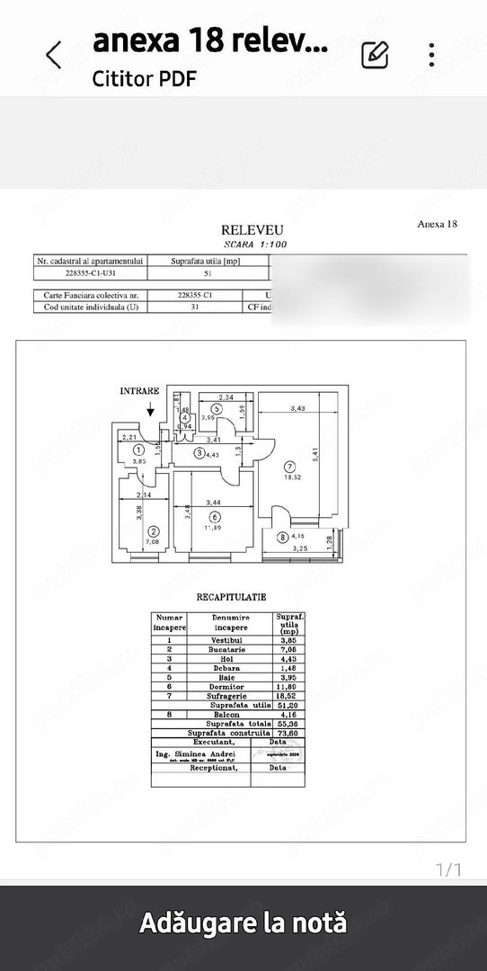 Vând apartament 2 camere - Poză 8