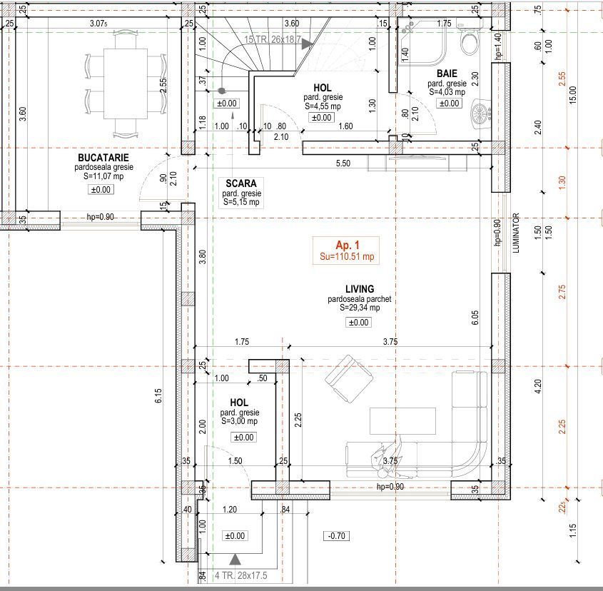 Casa de vanzare in Arhitectilor  Sibiu - Schiță 10