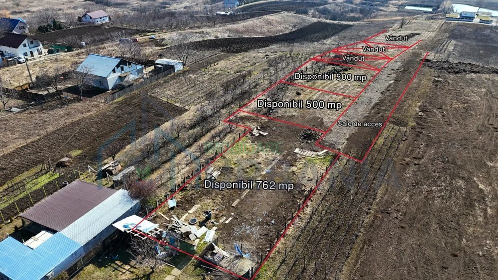 Parcele Teren Valea Ursului, 1 km de Centura Iasi - Poză 1