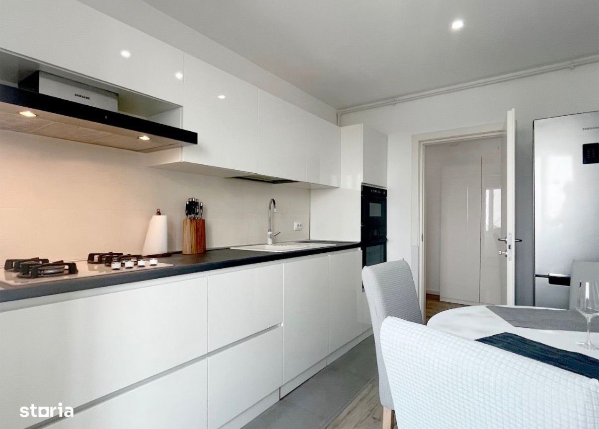 AP. 3 CAMERE P-TA ALBA IULIA,BUCATARIE INCHISA,METROU 10 MINUTE,MODERN - Poză 12