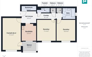 Apartament 3 camere | Decomandat | Zona Complex - Poză 7