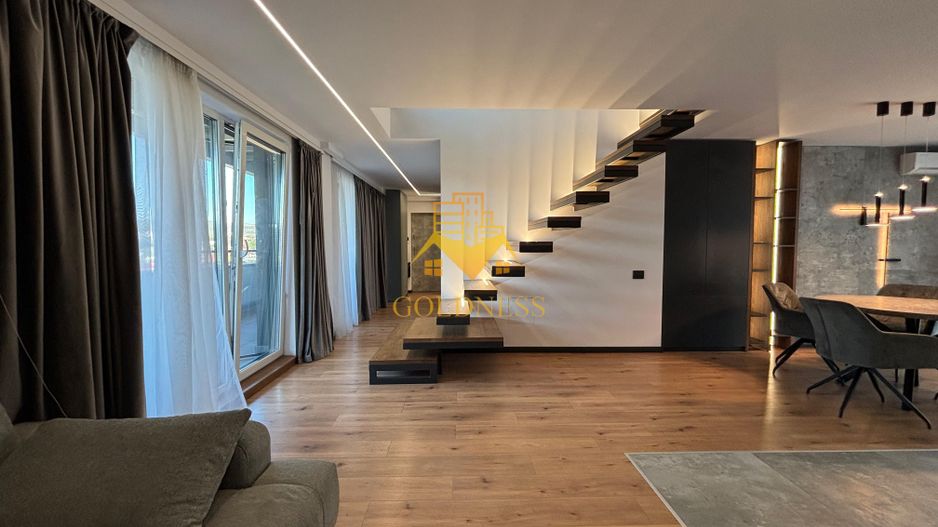 Penthouse mobilat lux, parcare, AC, bloc nou, Semicentral, zona Horea - Poză 15