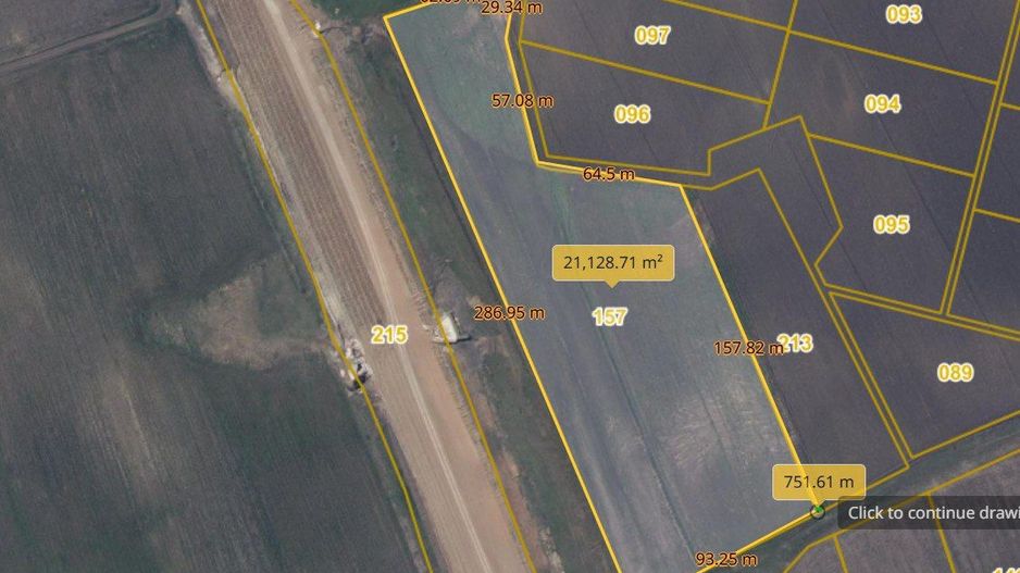Teren Agricol 2.1ha Prima linie M3 290m*92m 46km până la Chișinău - Poză 2