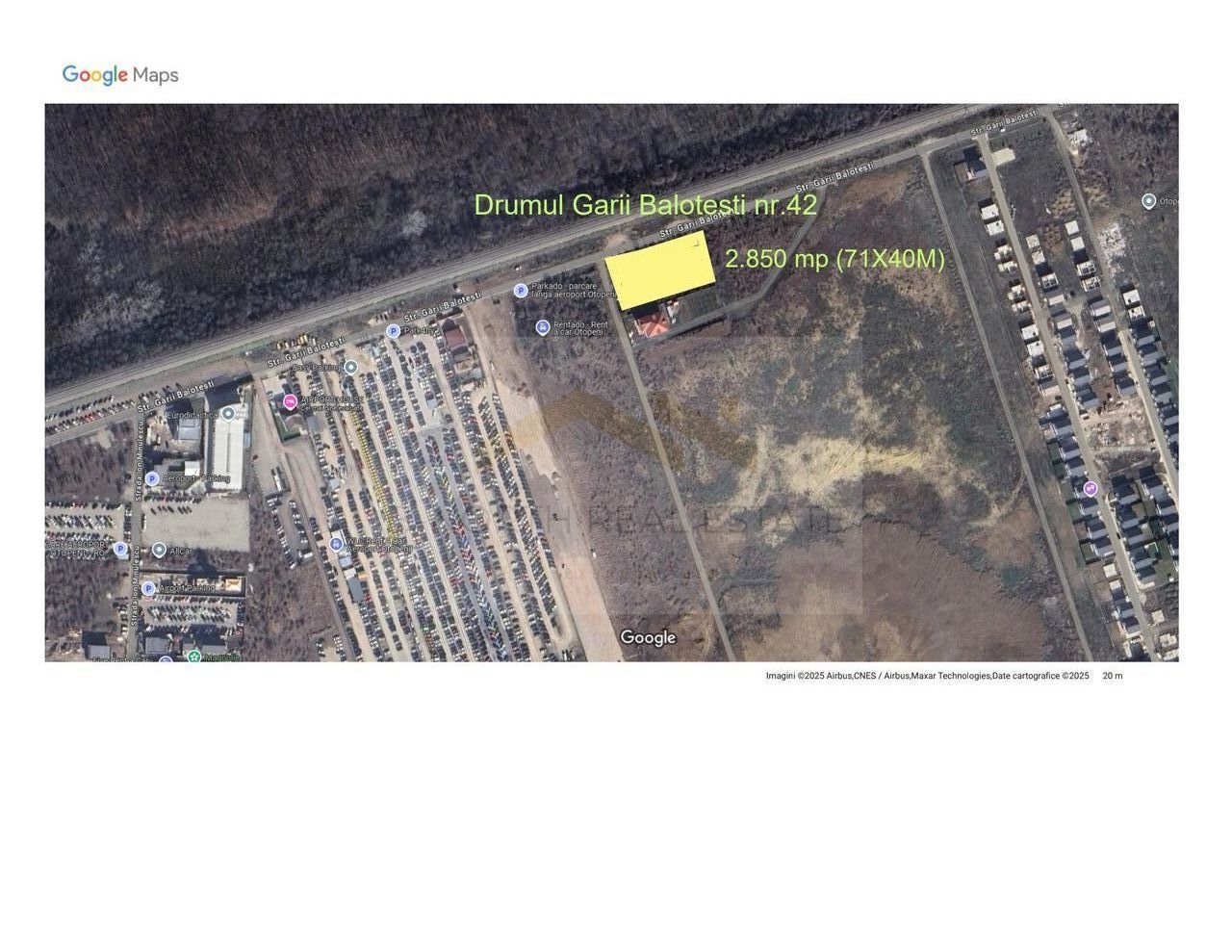 Teren 2.850 mp închiriat – flux direct către Aeroport ideal Rent a Car – Otopeni - Poză 10