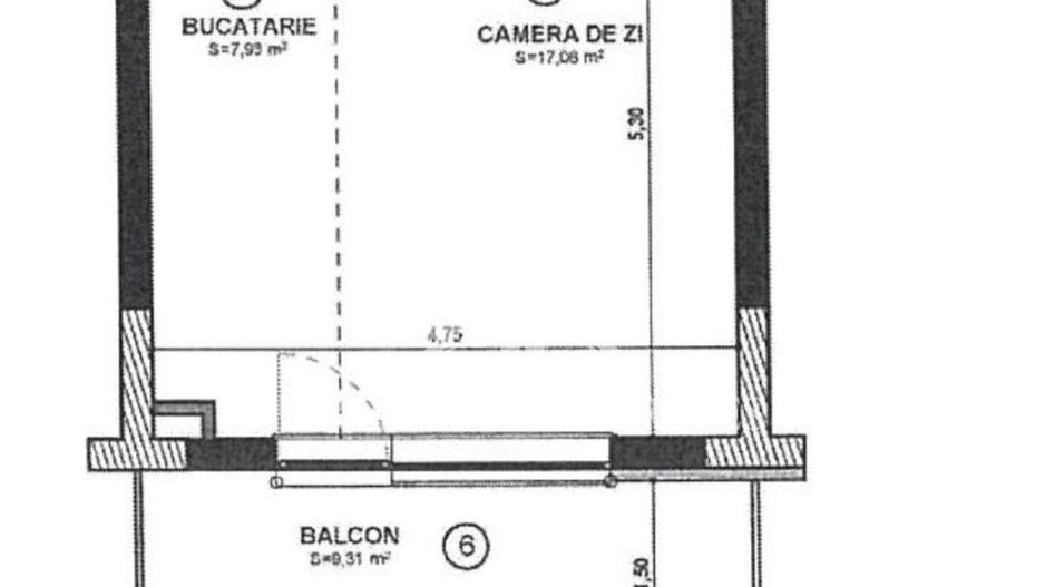 Studio la cheie de vanzare, balcon, cartier Iris-strada Oasului - Poză 11