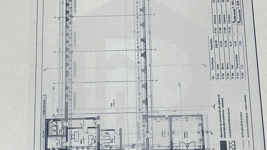 Hala de închiriat-Zona Calea Șurii Mici- 800 mp-3 porți acces+parcări - Poză 3