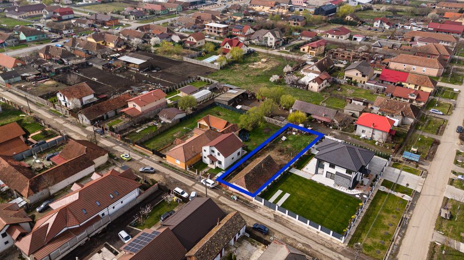 De vanzare Teren in Sacalaz - Lidl, Vatra veche | 539 mp, FS 14 ml - Poză 3