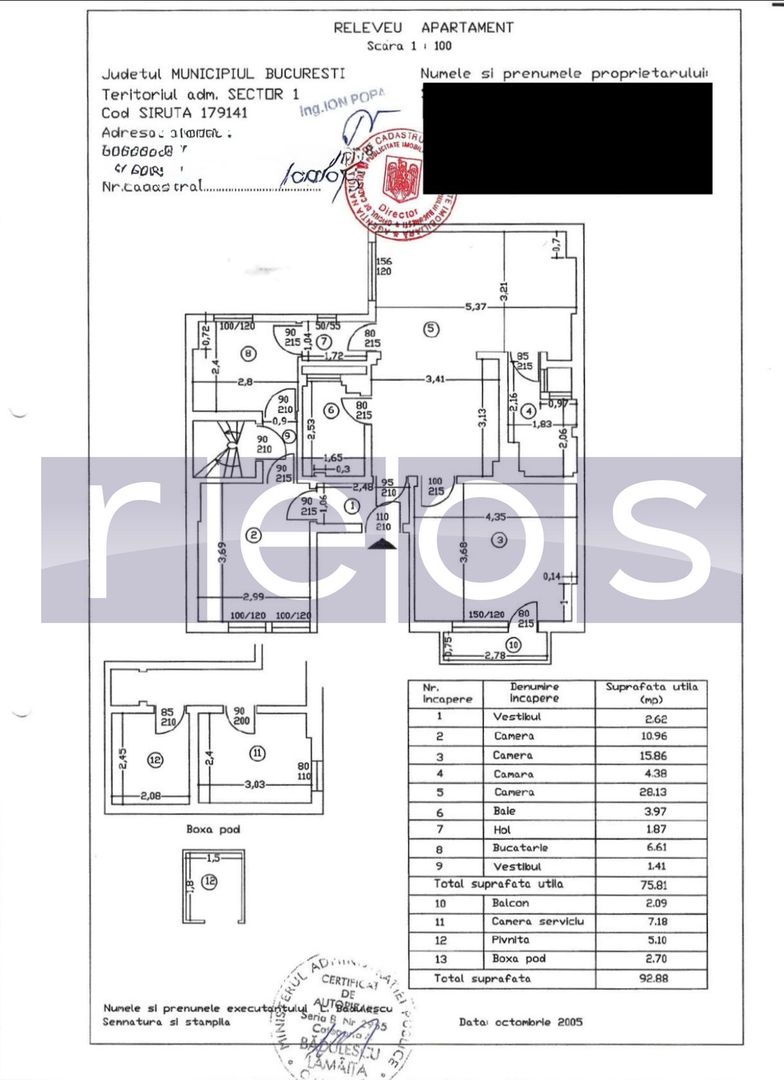 VANZARE 4 CAMERE | PIATA ROMANA | DOROBANTI | CENTRALA PROPRIE - Poză 16