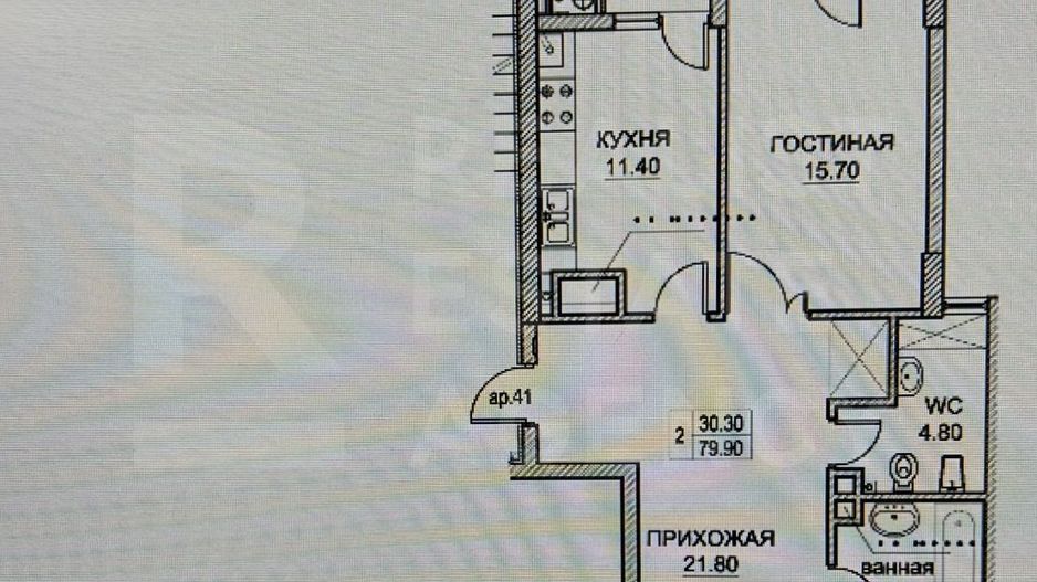 Vânzare, apartament, 2 camere, bd. Dacia, Botanica - Schiță 16