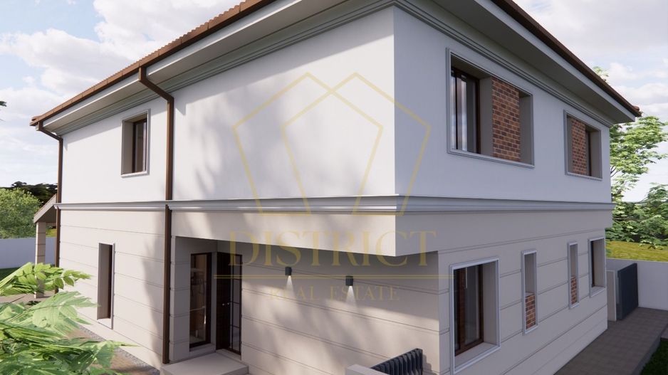 Duplex modern cu 5 camere despartit prin camera tehnica I Mosnita Noua - Poză 1