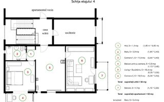 Apartament 2 Camere | 54 Mp | Balcon | Gheorgheni Interservisan - Poză 5