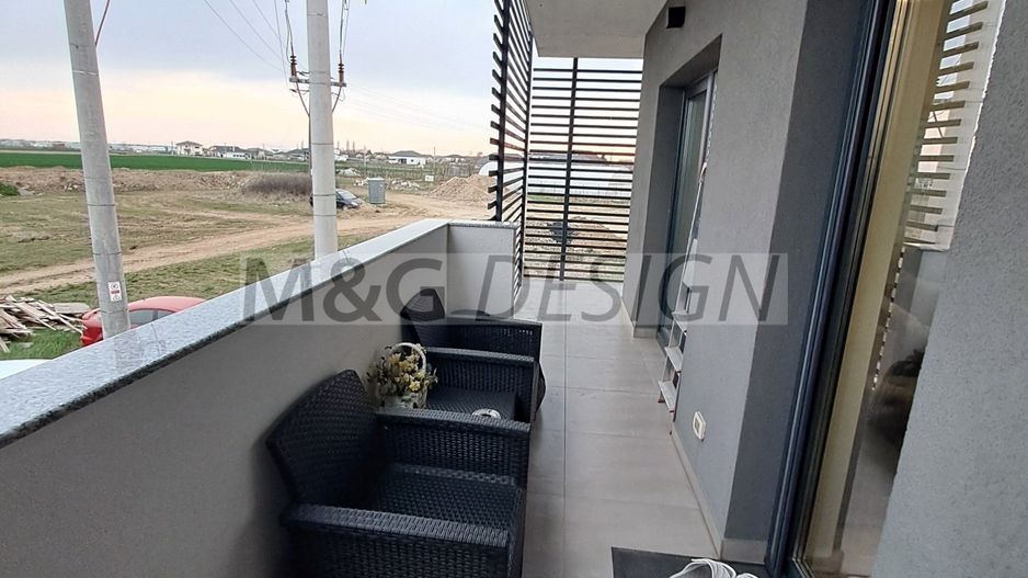 3 camere  bloc nou, 80 mp utili , balcon de 20 m - Poză 22