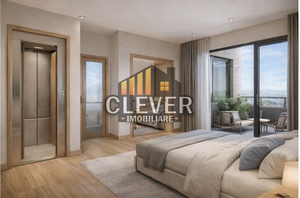 Penthouse duplex 4 cam 258 mp, lift privat, Pallady - Poză 2