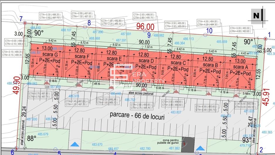 Apartament 3 camere 61 mp, etaj 1 -Cristian - Poză 9