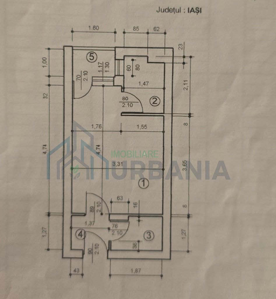 Garsonieră de vânzare în Iași, cartierul Nicolina - Poză 1