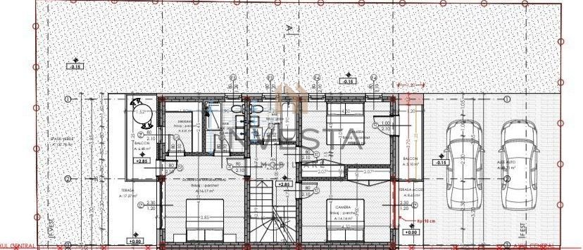 Casa tip duplex de vanzare, constructie noua,curte de 170 mp, Floresti - Schiță 19
