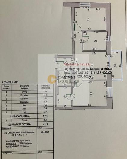 3 Camere - 75MP | Incalzire prin Pardoseala | Novum - Poză 13