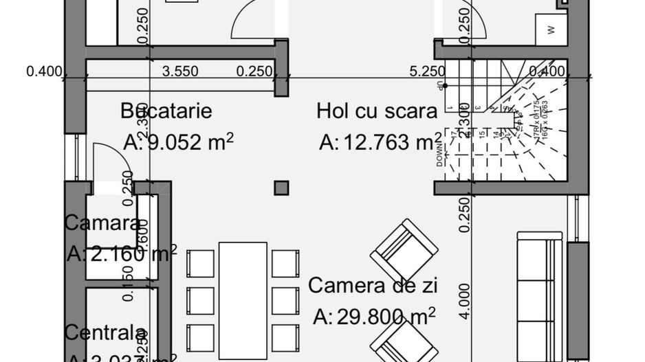Vila 5 Camere 3 Bai 145mp Utili 450mp Teren | Proiect Modern - Panouri - Poză 11