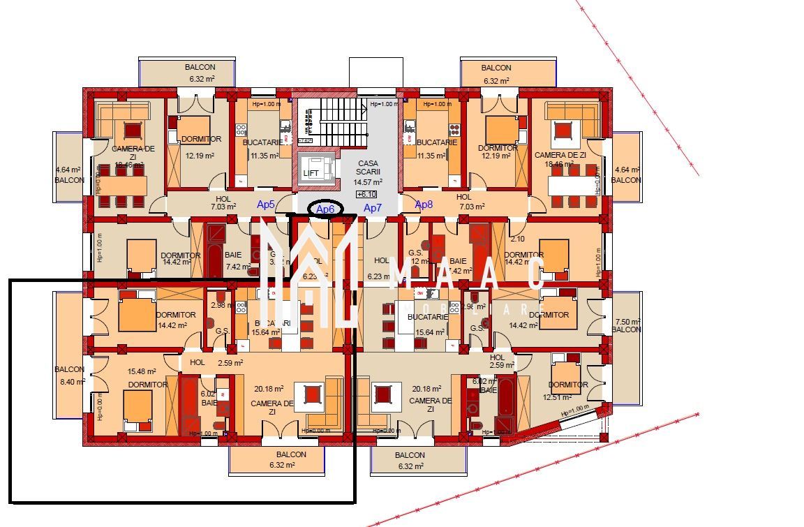 Comision 0 | Apartament 3 camere | Etaj 2 | Lift | Brana - Poză 1