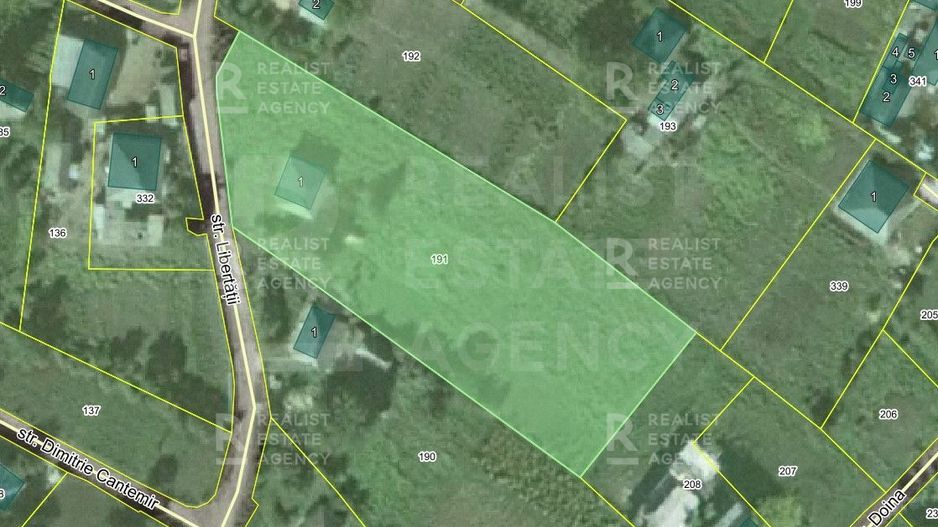 Vânzare, teren pentru construcții, 4 ari, satul Pîrliţa, Făleşti. - Poză 1