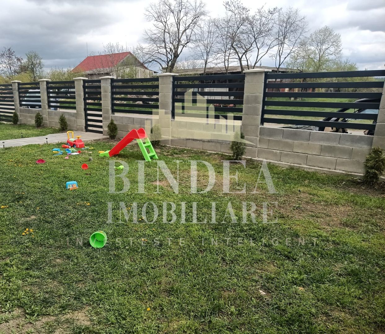 Casa individuala parter cu garaj 813mp teren an 2024 - Poză 3