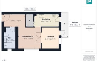 Ap 2 camere, Anastasia Residence, parcare proprie - Poză 10