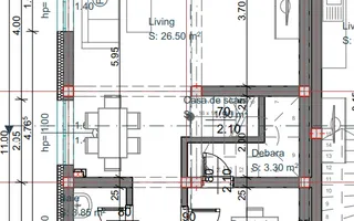 TRiplex cu 4 camere in Cartierul Arhitectilor, zona Lidl - Schiță 19