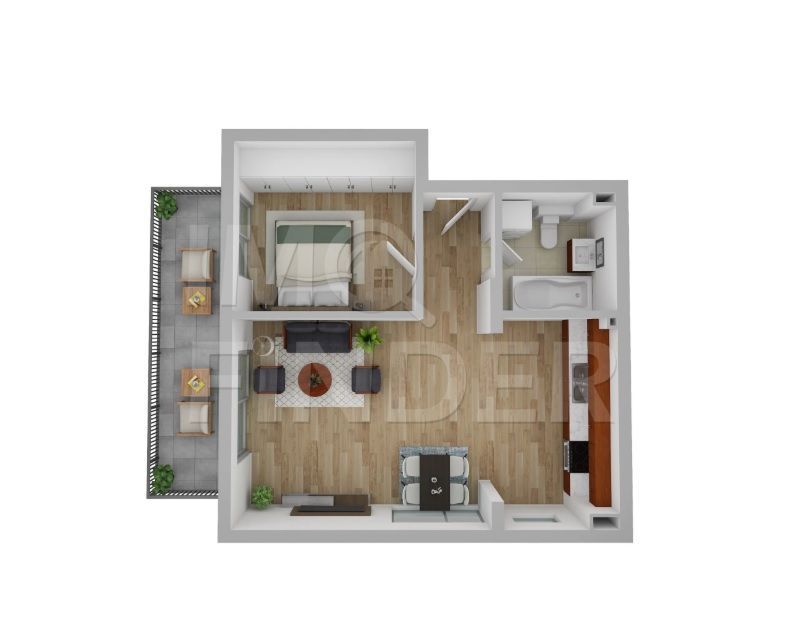 Apartament Premium  - 2 camere, Ansamblu Exclusivist- Andrei Muresanu - Poză 3