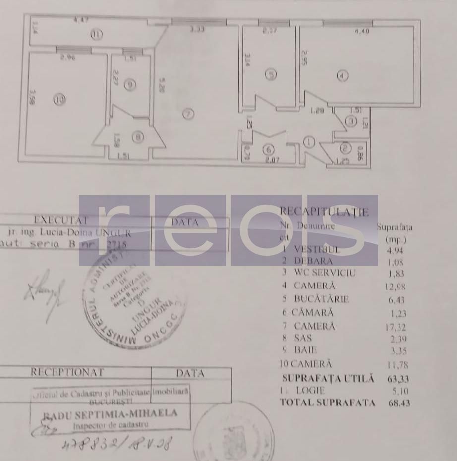 VANZARE 3 CAMERE DRISITOR | METROU | - Poză 7