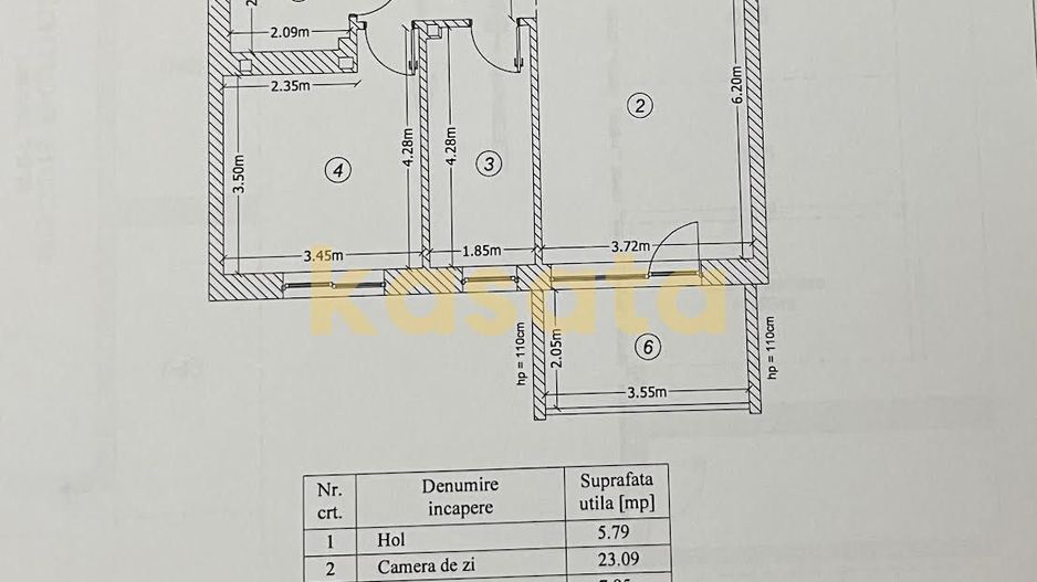 2 Camere de Închiriat în Luxuria Residence – Bloc Nou, Mobilat Premium - Poză 12