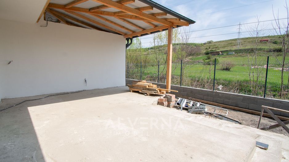 Casa tip Duplex 4 camere 120 mp | semifinisat | teren 500 mp | Popesti - Poză 3