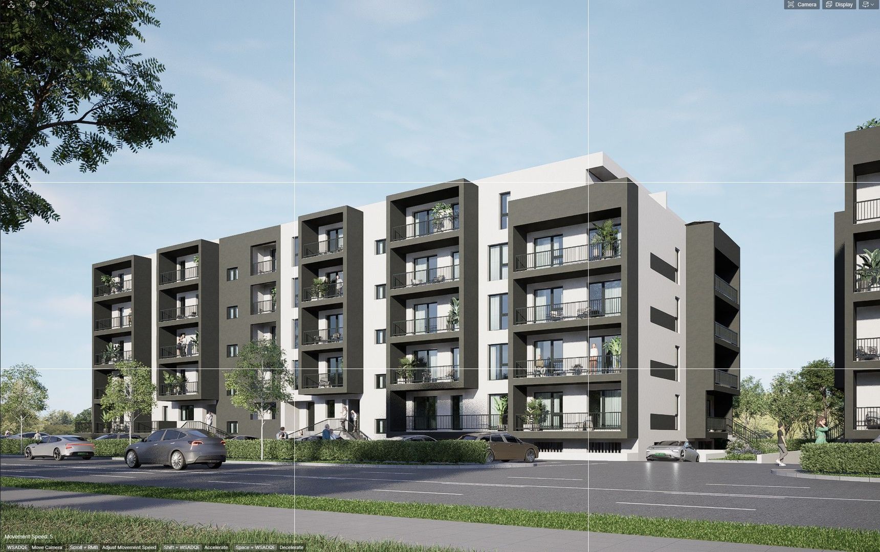 AP. 2 CAM. CU LIVING OPEN SPACE. PROIECT PREMIUM - BLOC P+4! - Poză 3