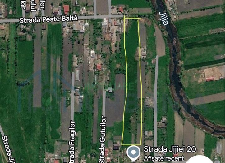 Teren intravilan de vânzare în comuna Golești, sat Golești, strada Jijiei nr. 20 - Poză 1