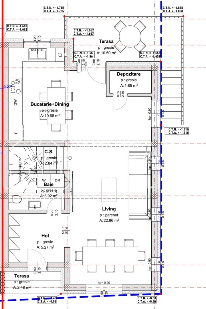Duplex Modern cu 4 camere, Intabulat, in Cartierul Arhitectilor - Schiță 11