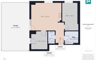 3 camere PREMIUM, terasă 22 mp, etaj 8 - Poză 6