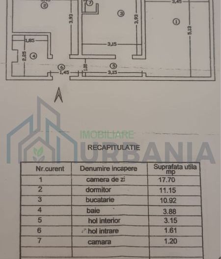 Apartament 2 camere decomandat în zona Dacia, Iași - Poză 8