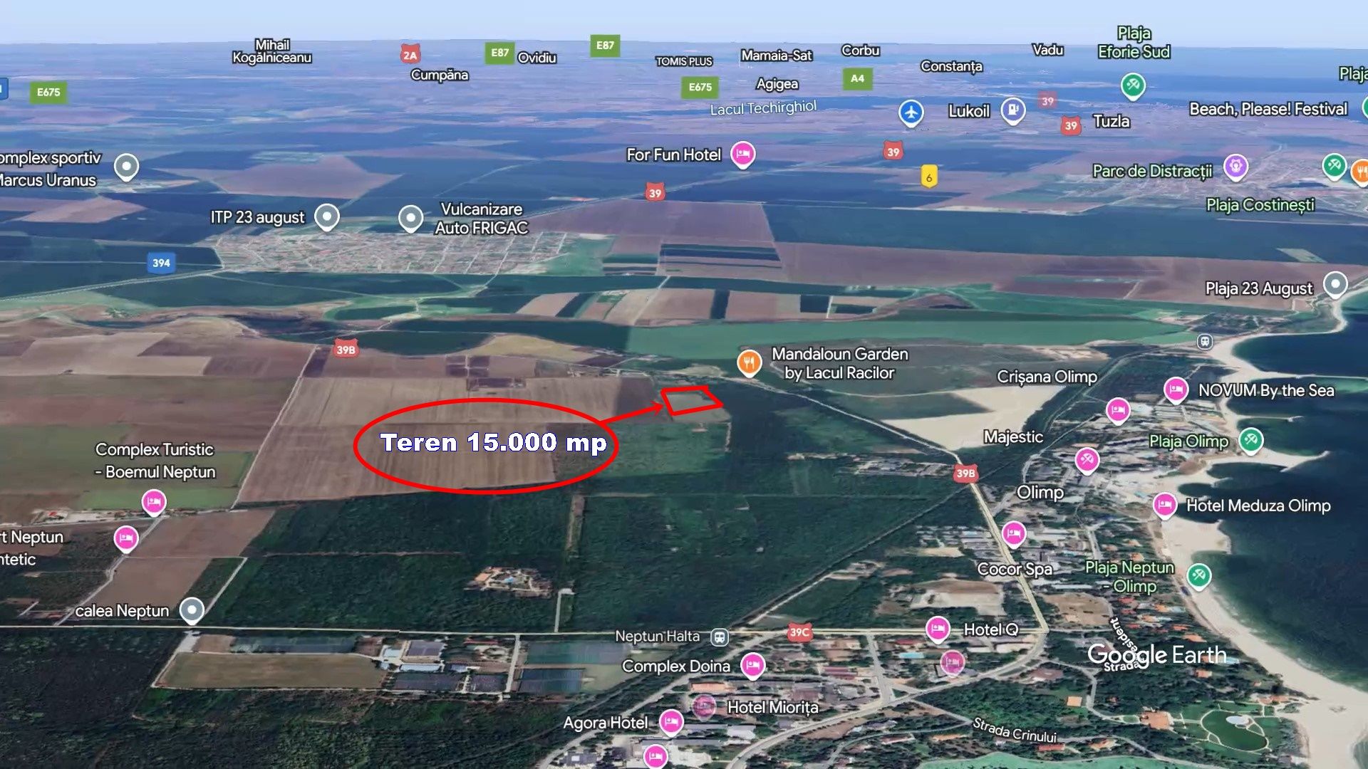 Teren ideal investitie litoral zona statiunii Olimp - Poză 4