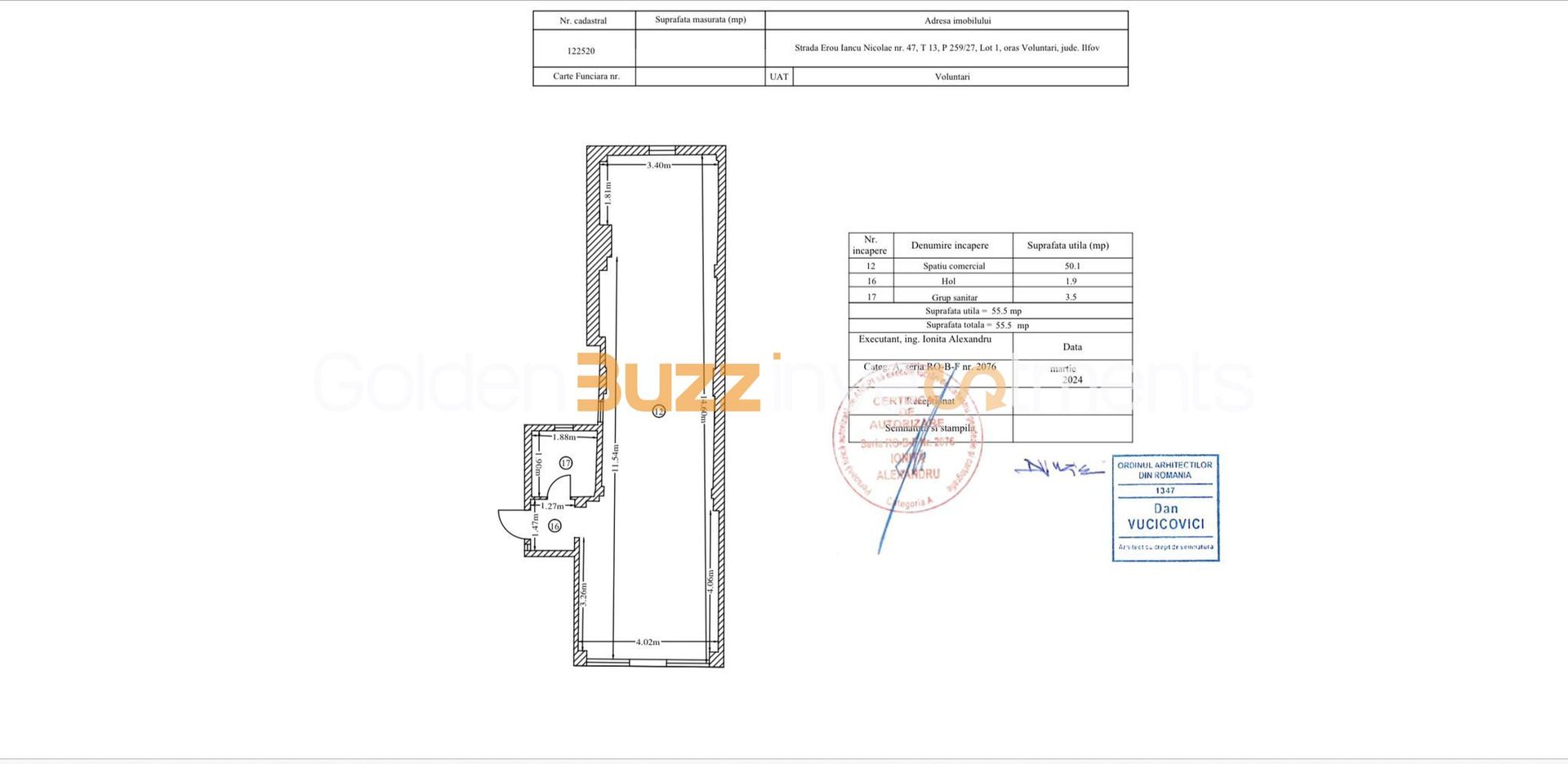 Vilă Erou Iancu Nicolae |  Locație premium stradală - Schiță 19