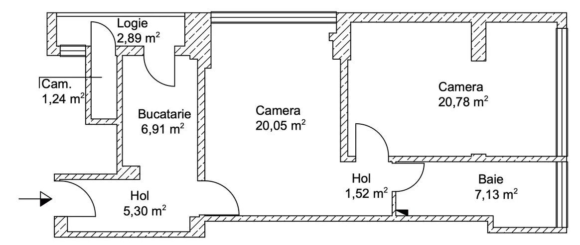 Apartament 2 camere 63mp Ultracentral - Poză 11