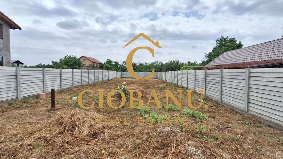 Teren intravilan imprejmuit cu gard de beton de vanzare - Poză 12