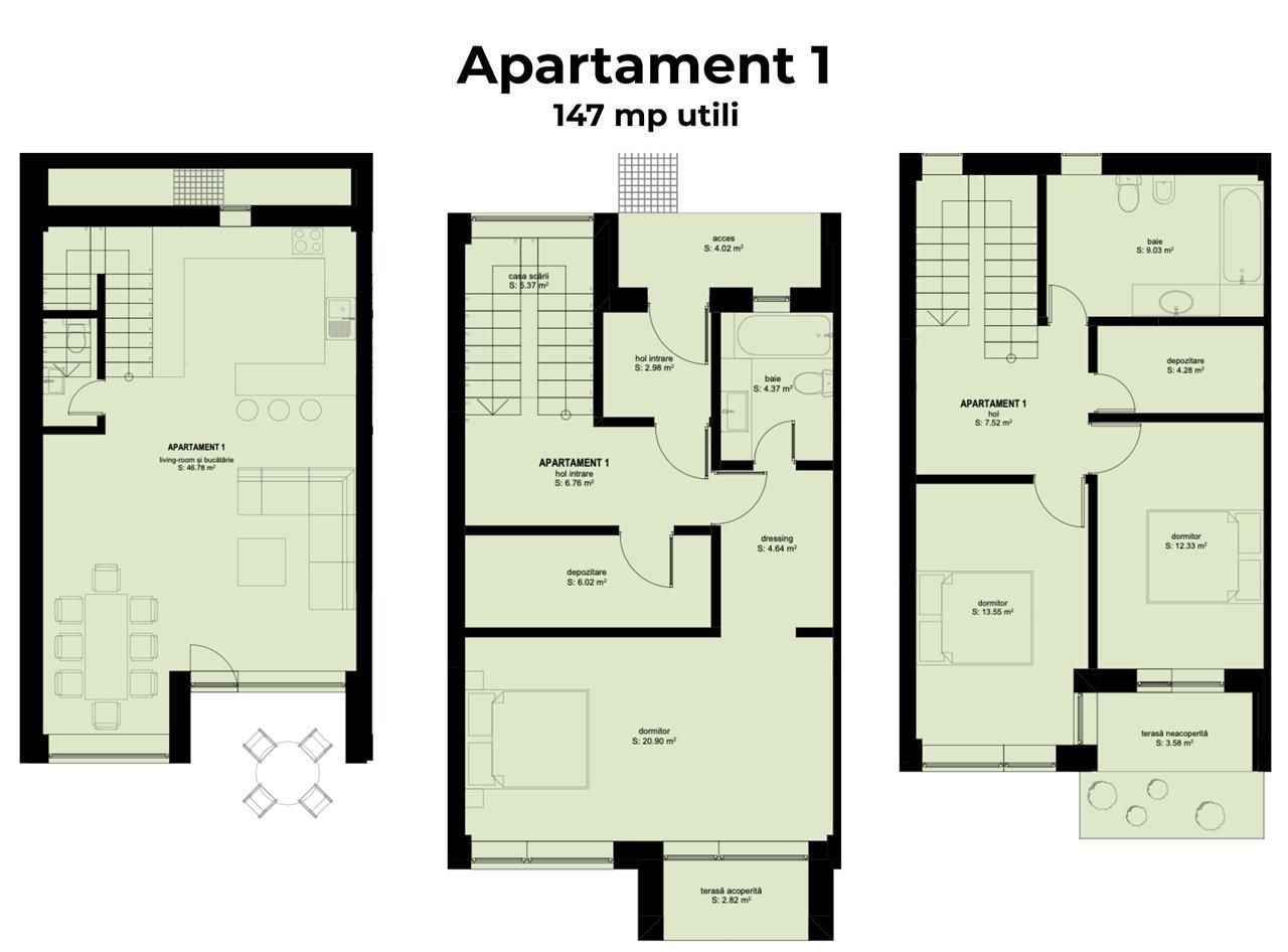 Casa de vanzare – concept modern, priveliste deosebita – 147 mp utili - Poză 5