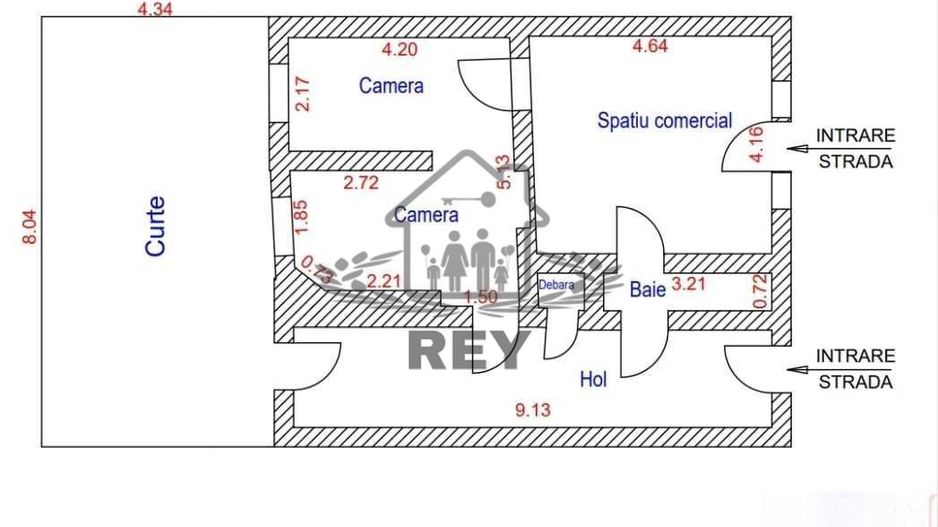 Imobil 3 niveluri, renovat, cu spațiu comercial si 2 ap.- Bd. Victoriei - Poză 23