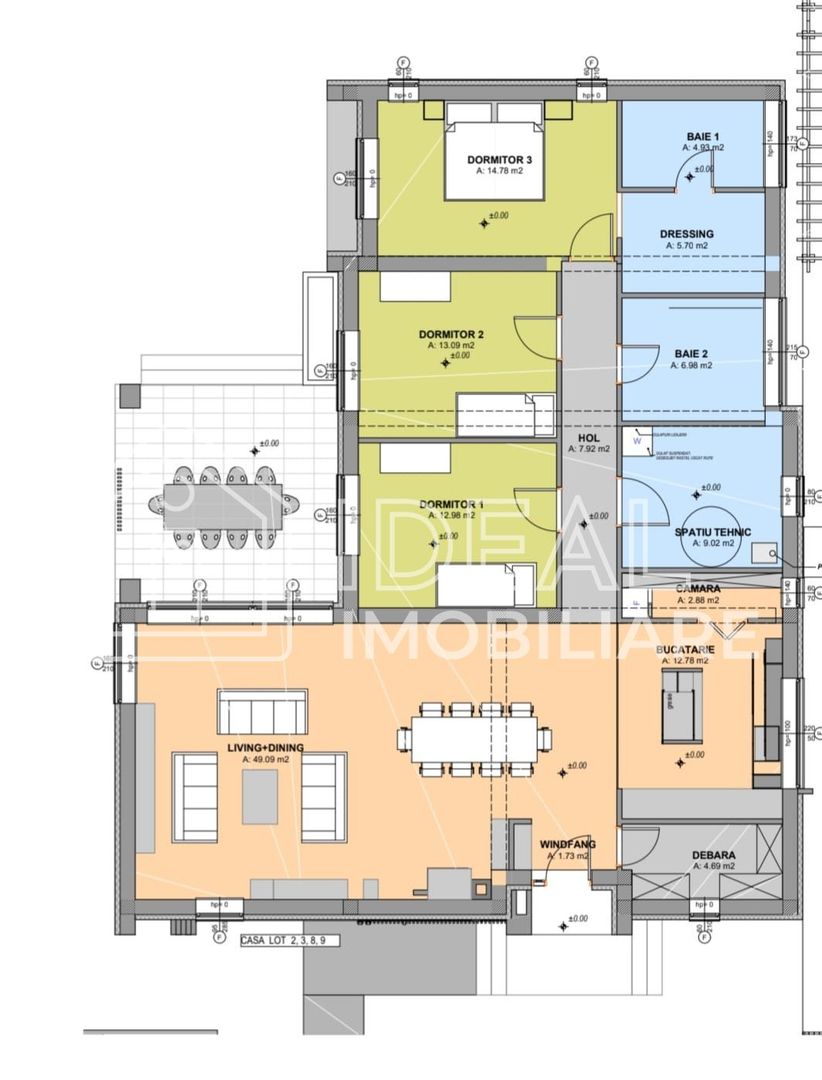 Casa Individuala pe un singur nivel cu 590 mp de teren - Schiță 9