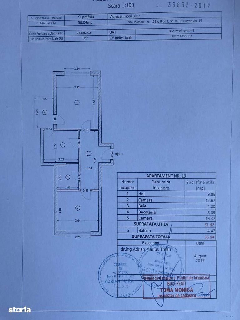 De vanzare apartament 2 camere, Pucheni/Rahova - Poză 6