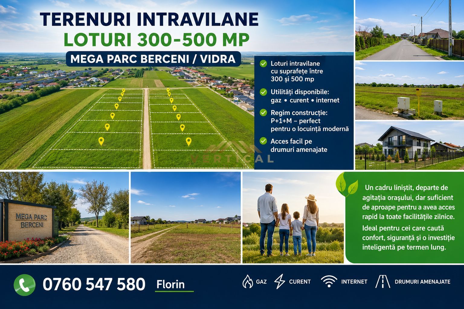 🌿Loturi de casa de la 300mp la 500mp cu posibilitate Rate Berceni - Poză 1