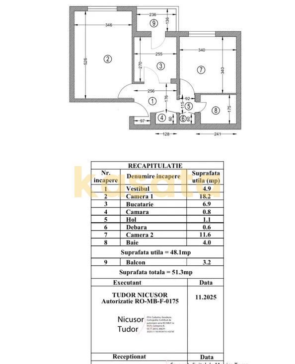 Vand 2 camere Baneasa - Poză 7