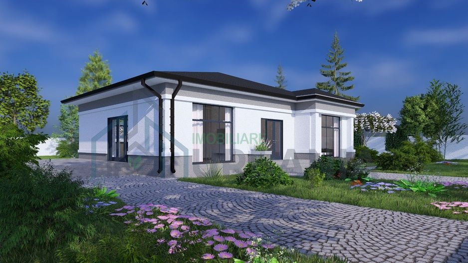 Casă de vânzare în Tomesti, 3 camere, 107 mp utili, teren 500 mp, 180.000 euro - Poză 2