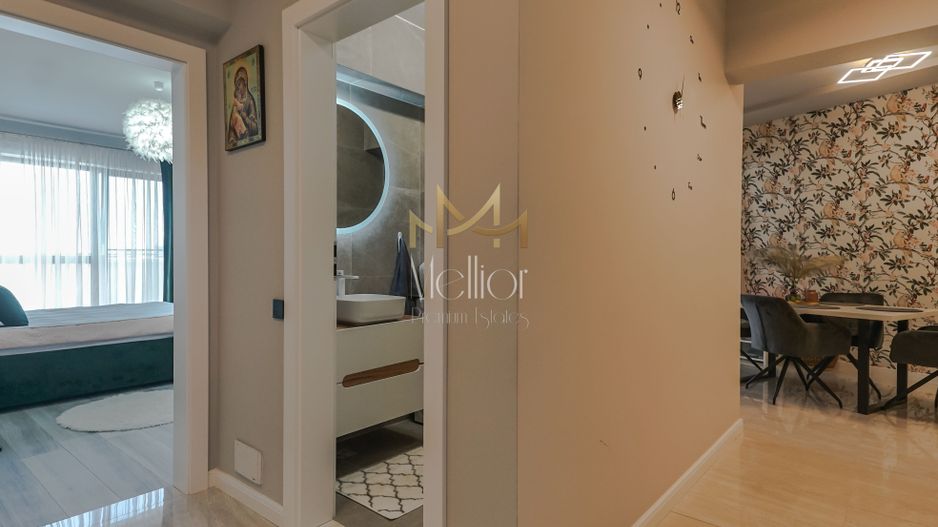 Apartament 3 camere, terasa, parcare, view panoramic asupra orasului - Poză 7